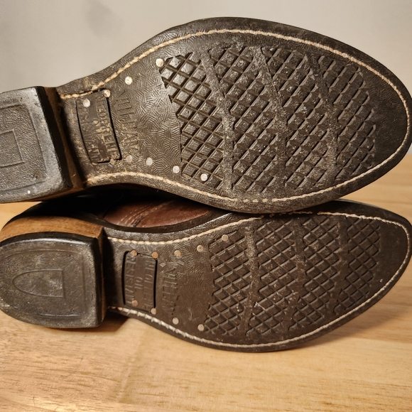 Vintage boots by Vulcan size 6 us brown leather - Picture 9 of 16